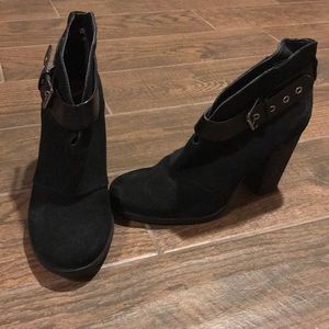 Black suede Jessica Simpson boots